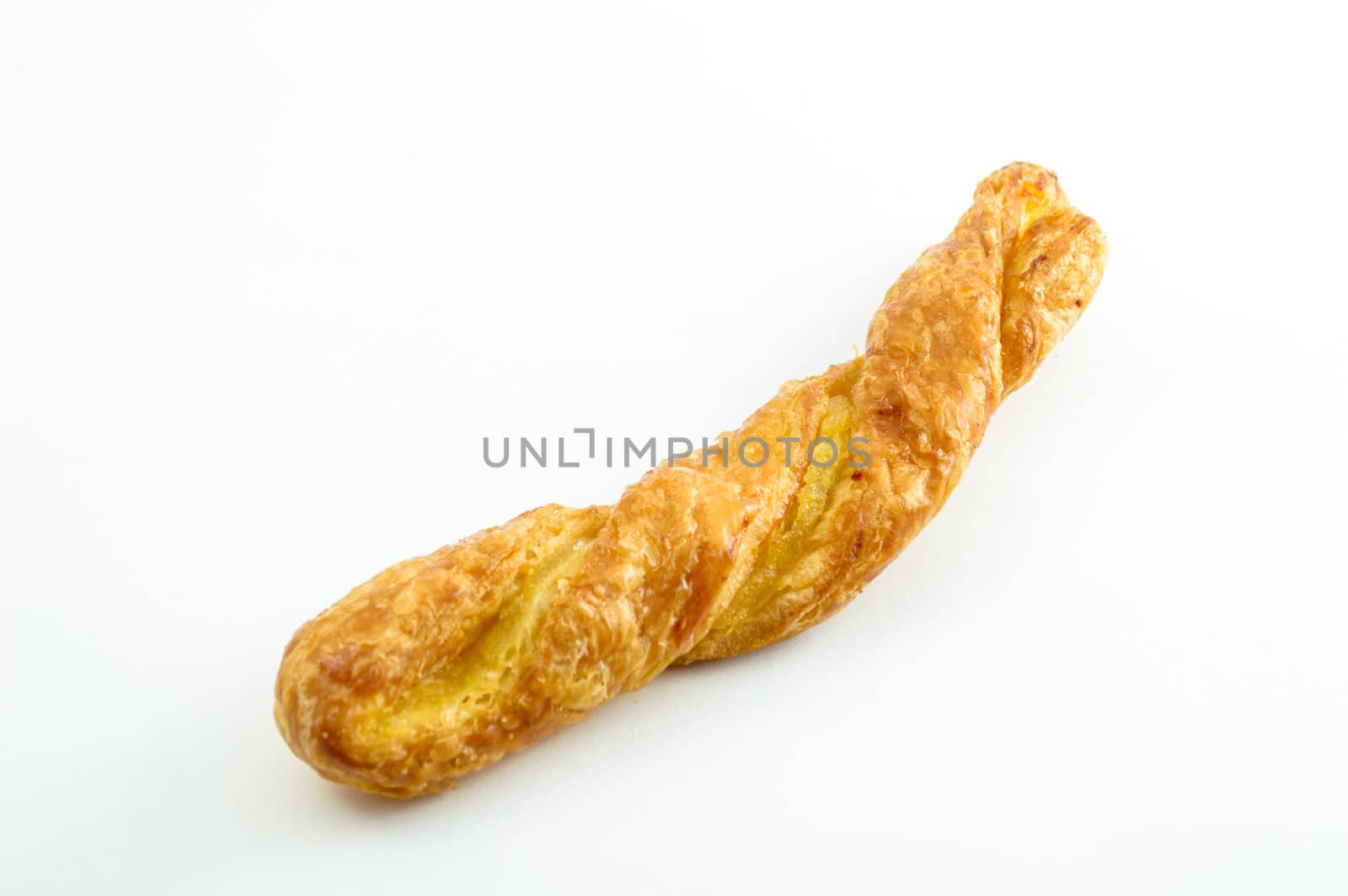 Bread isolated on white