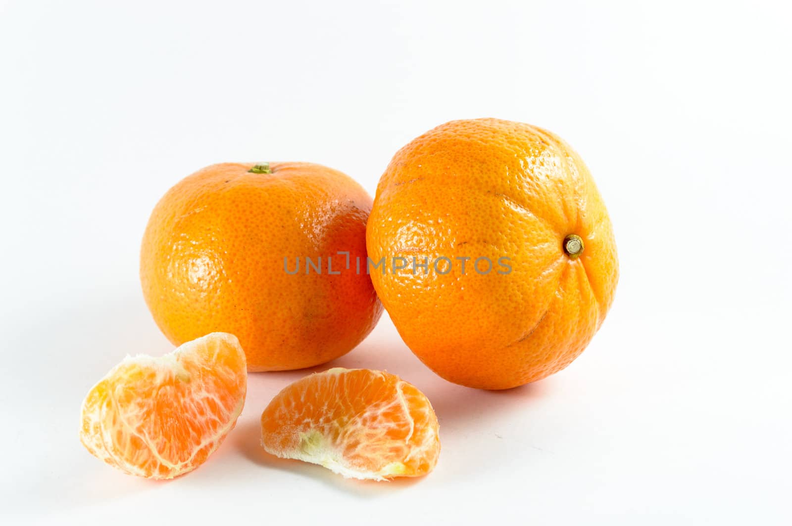 Orange isolated on a white background.