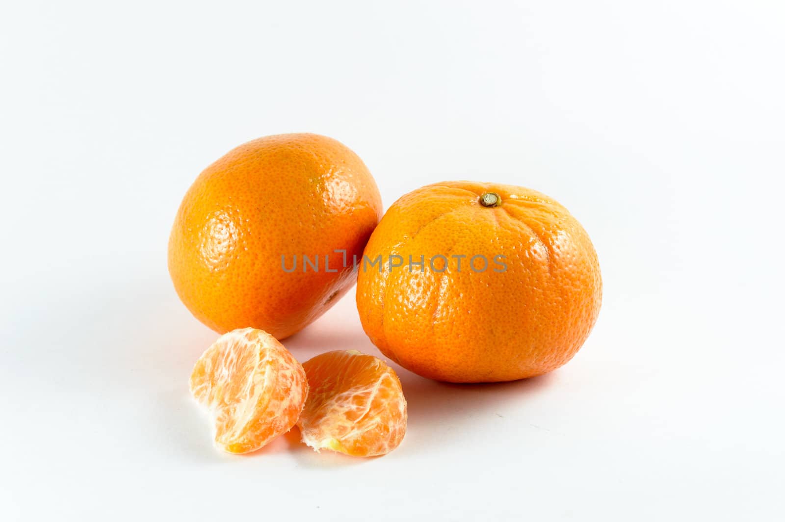 Orange isolated on a white background.