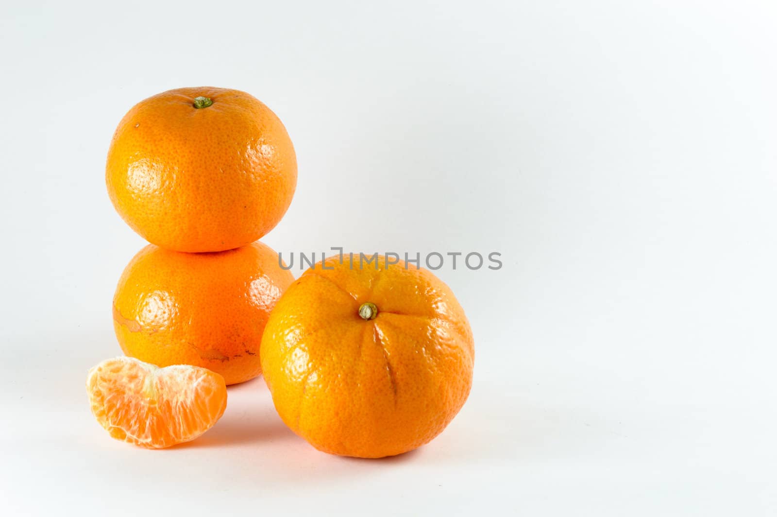 Orange isolated on a white background.