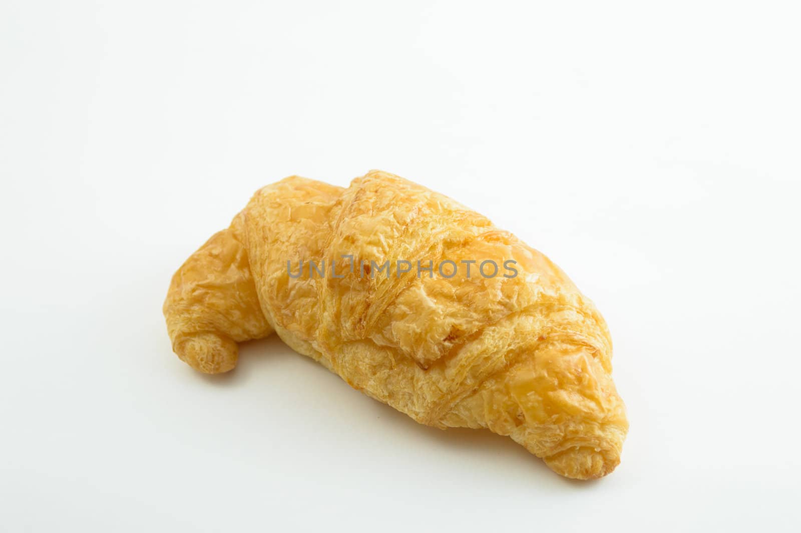 Croissant isolated on white