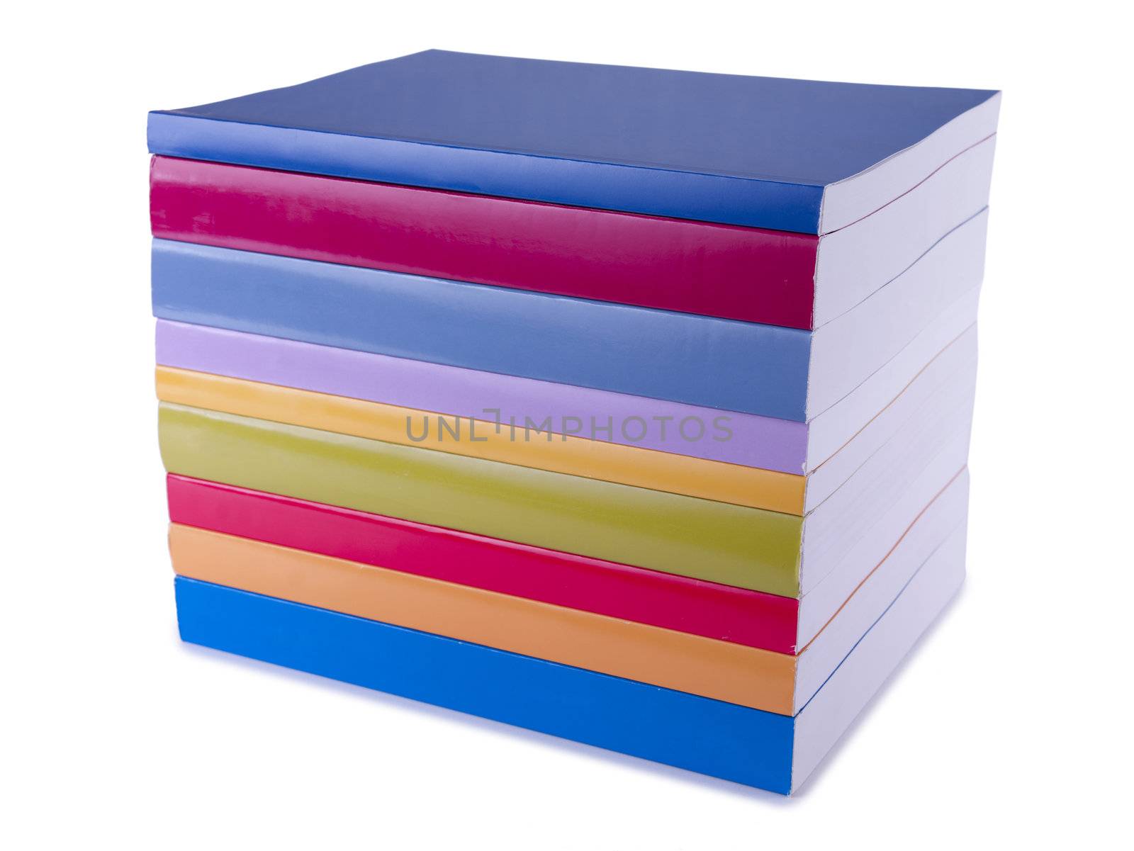 colorful books stock photo by kozzi