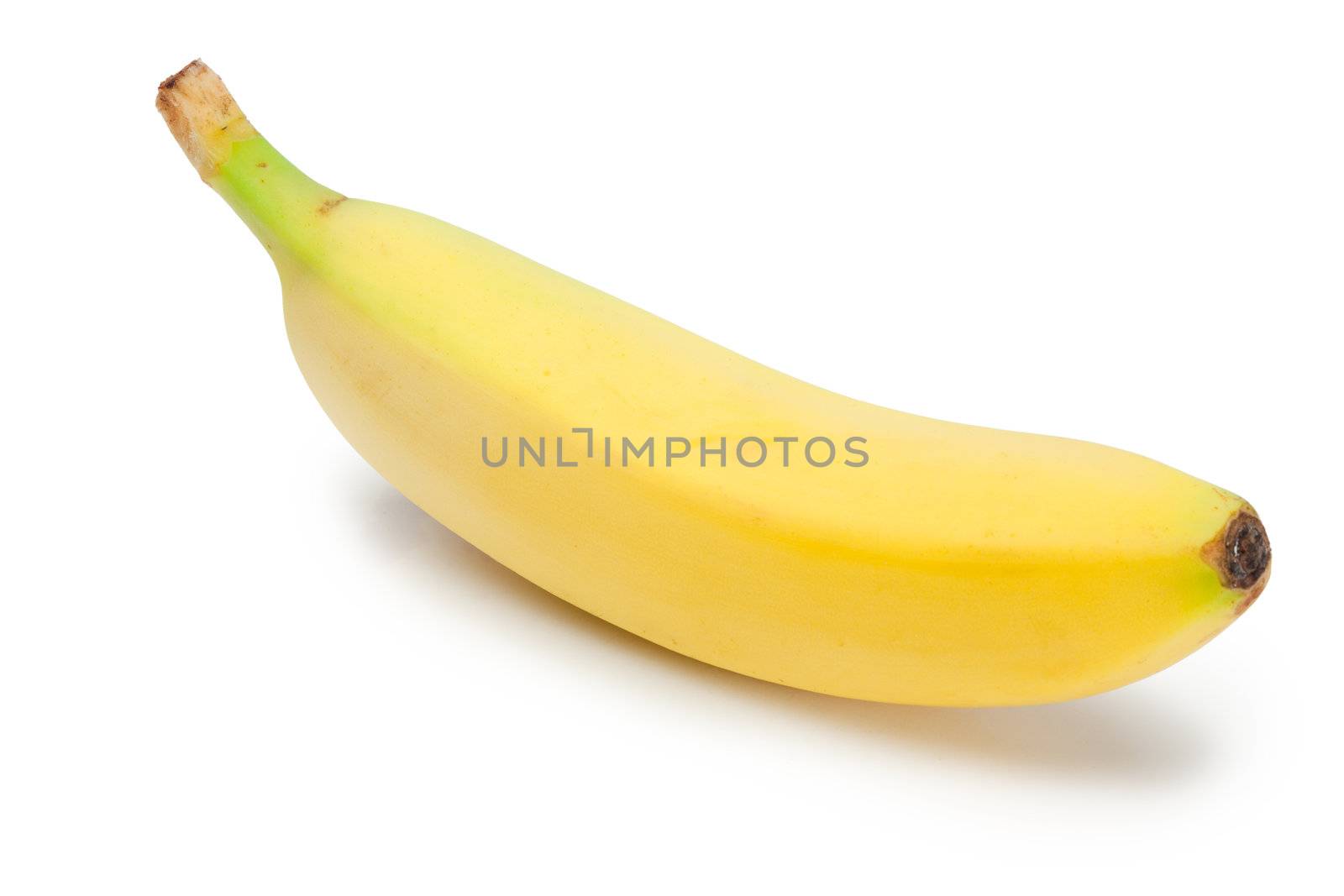 Banana on a white background