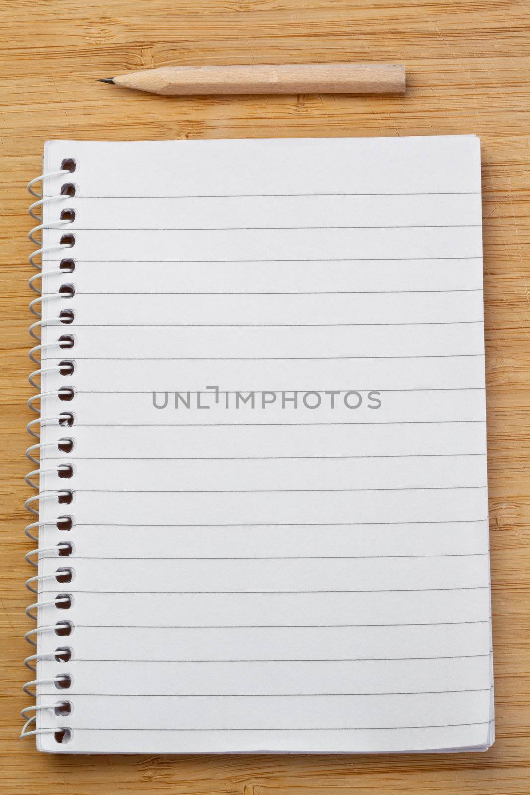 Notebook and pen on a desk