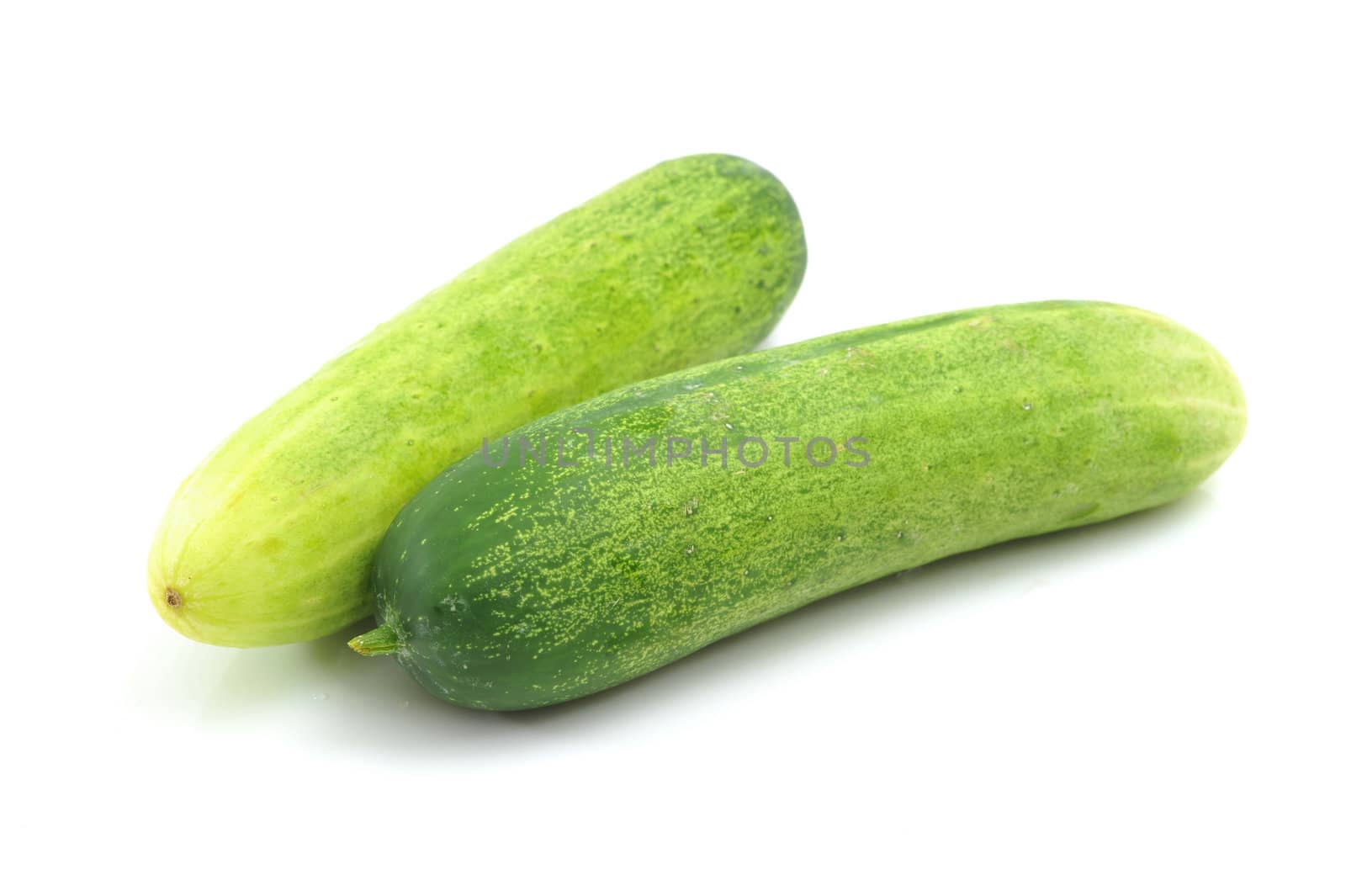 Cucumber isolated on white