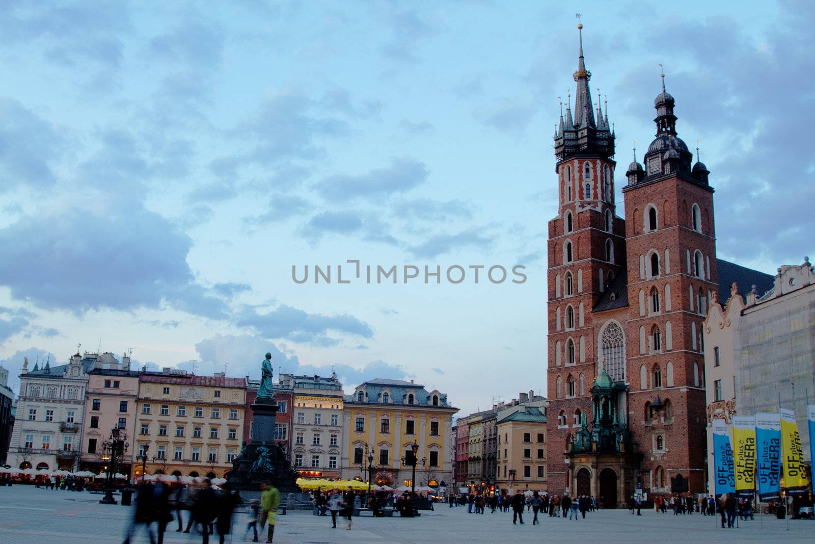 Krakow city in Poland, Europe by Gdolgikh