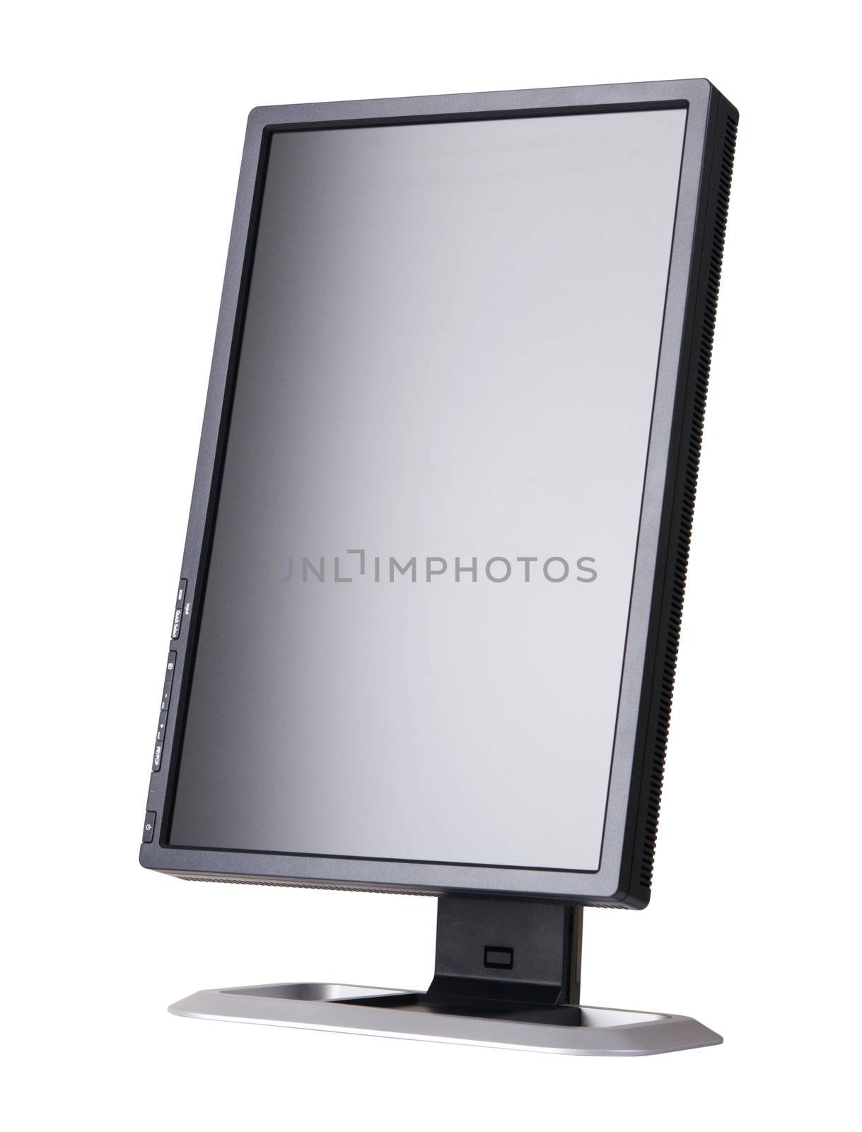 Modern black computer monitor by Gdolgikh