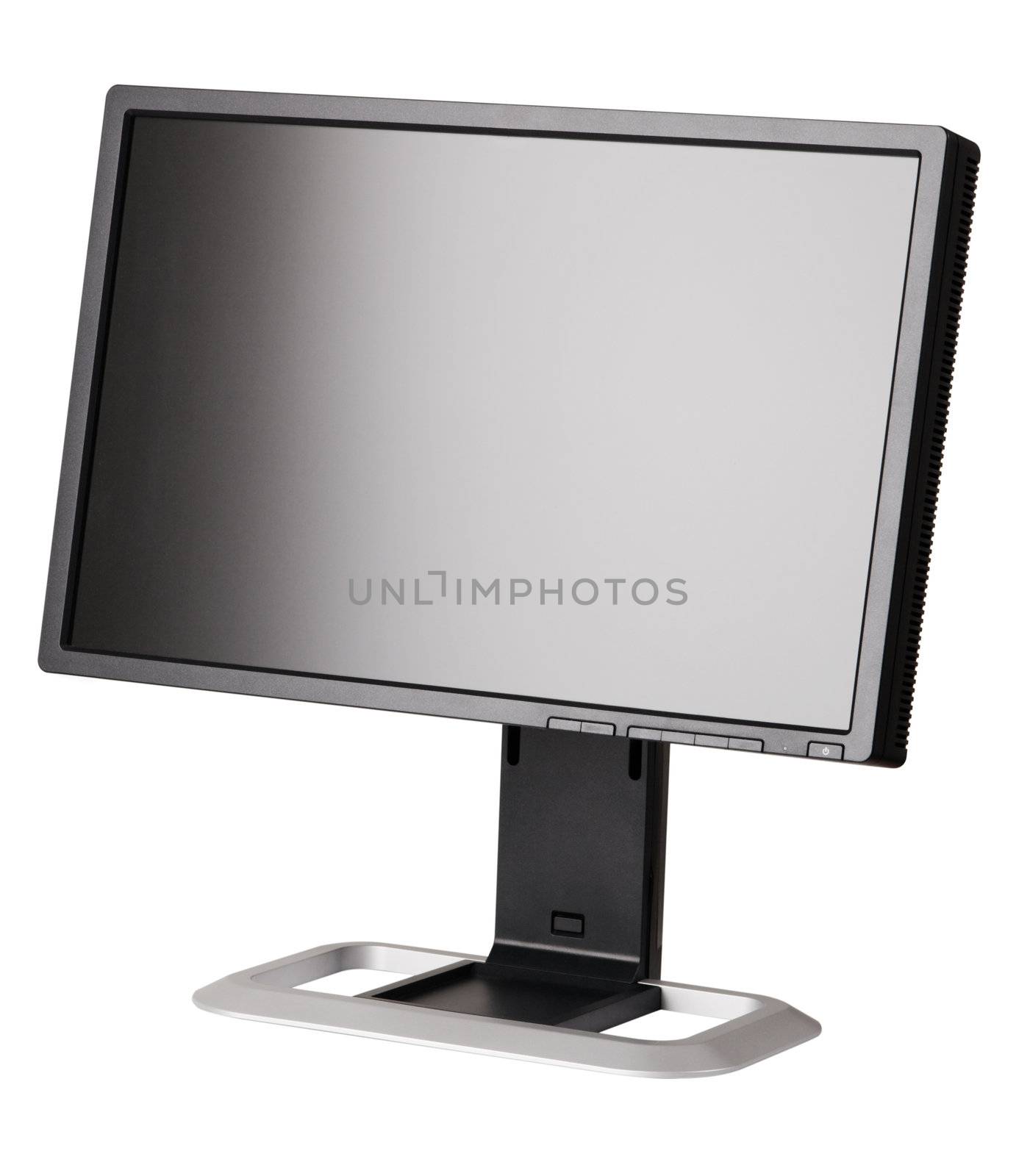 Modern black computer monitor by Gdolgikh