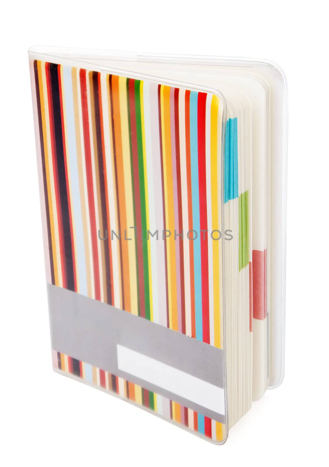 Colorful closed notepad by Gdolgikh