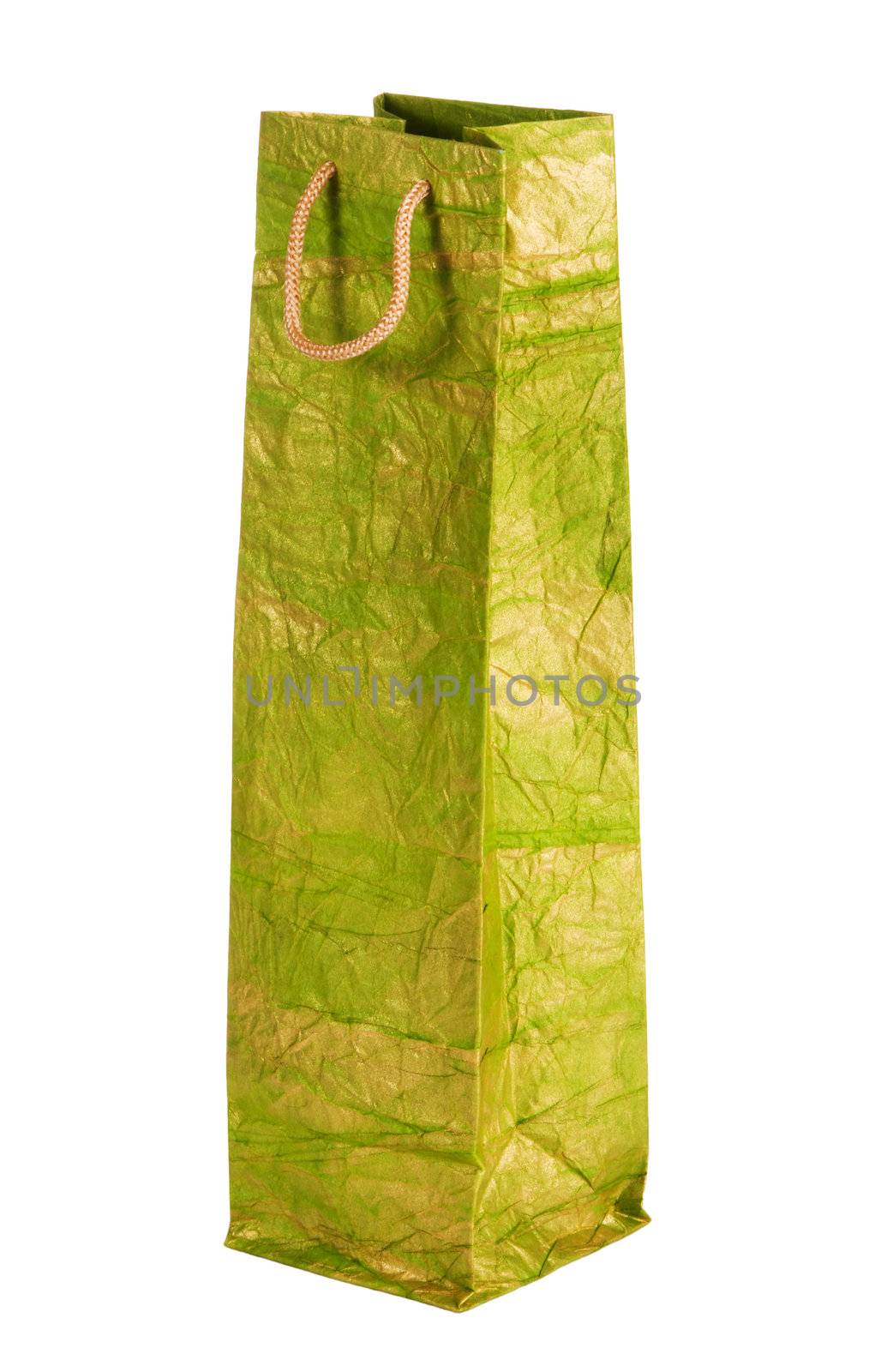 Green gift bag by Gdolgikh