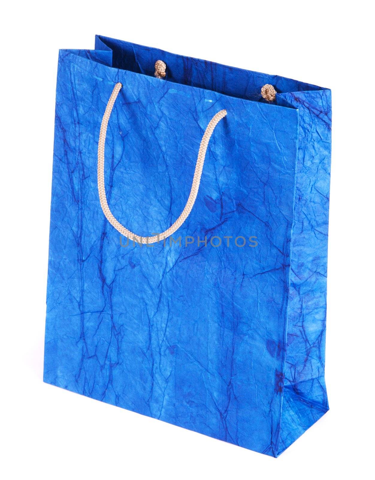 Blue gift bag by Gdolgikh