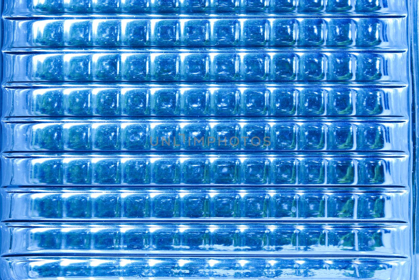 Sunlight through the glass.