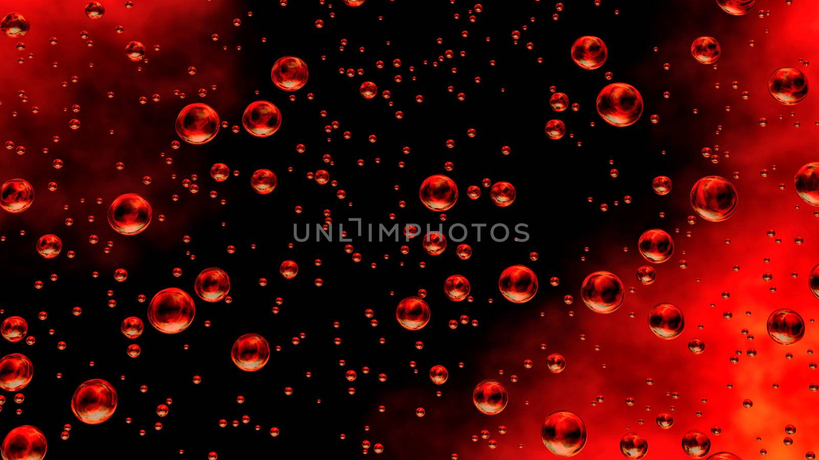 water droplets on the window glass during firefighting of the night fire