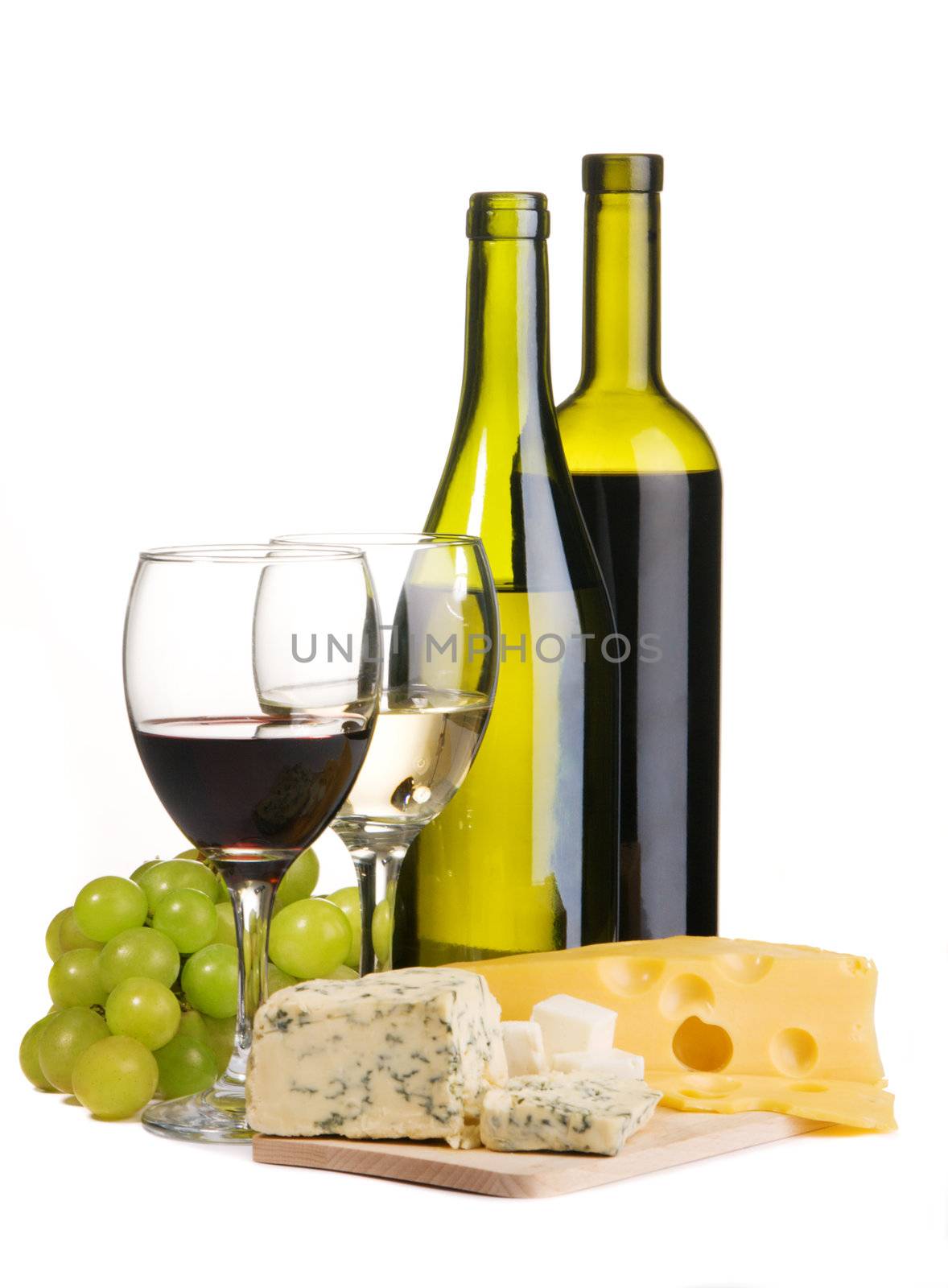 Wine and cheese by Gdolgikh