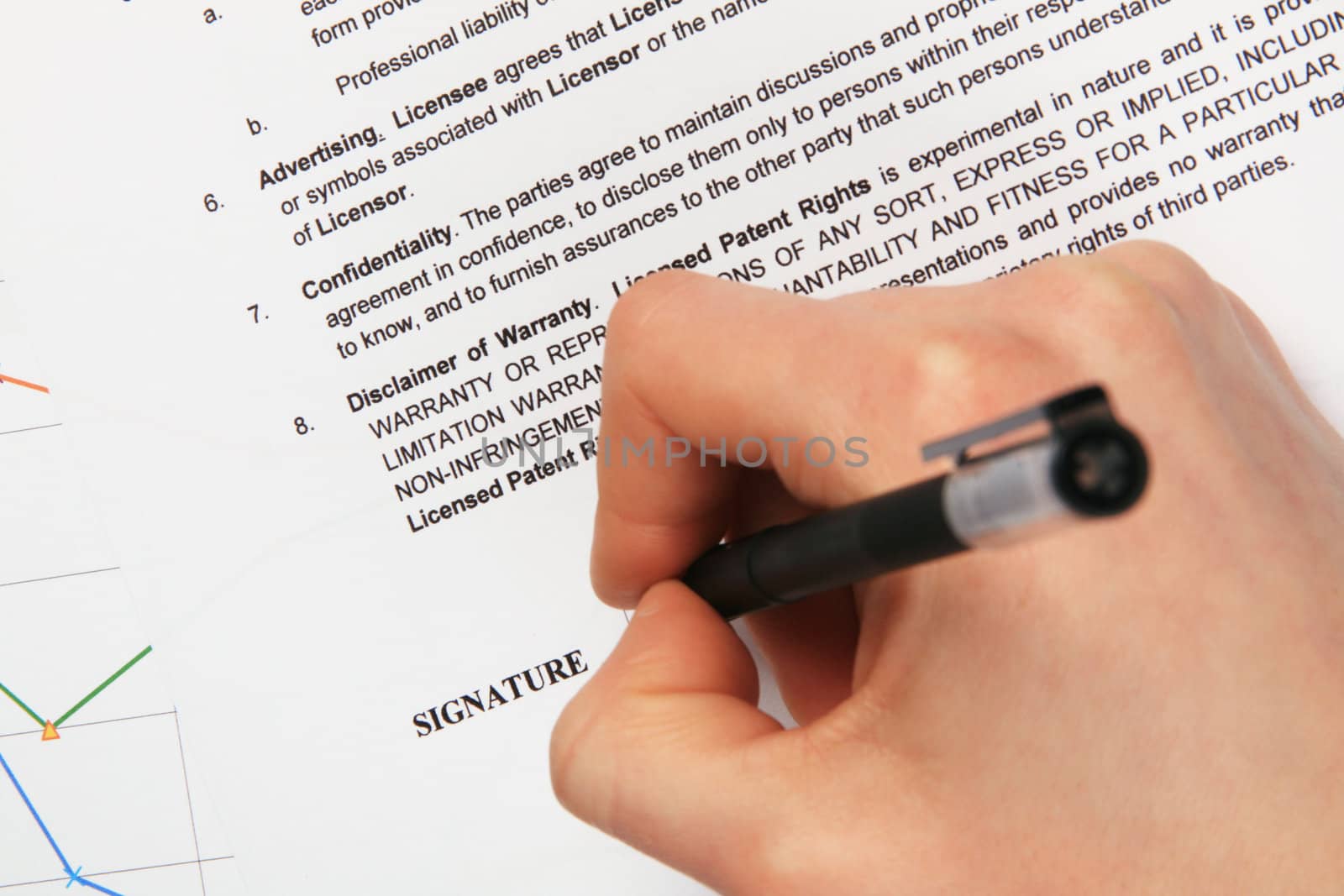 Signing a generic license agreement by Gdolgikh