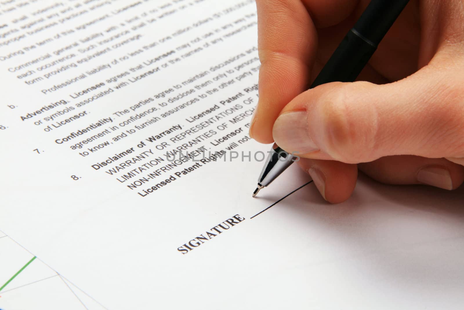 Signing a generic license agreement by Gdolgikh