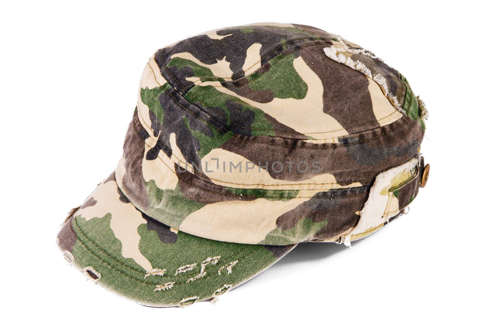 Camouflage cap by Gdolgikh