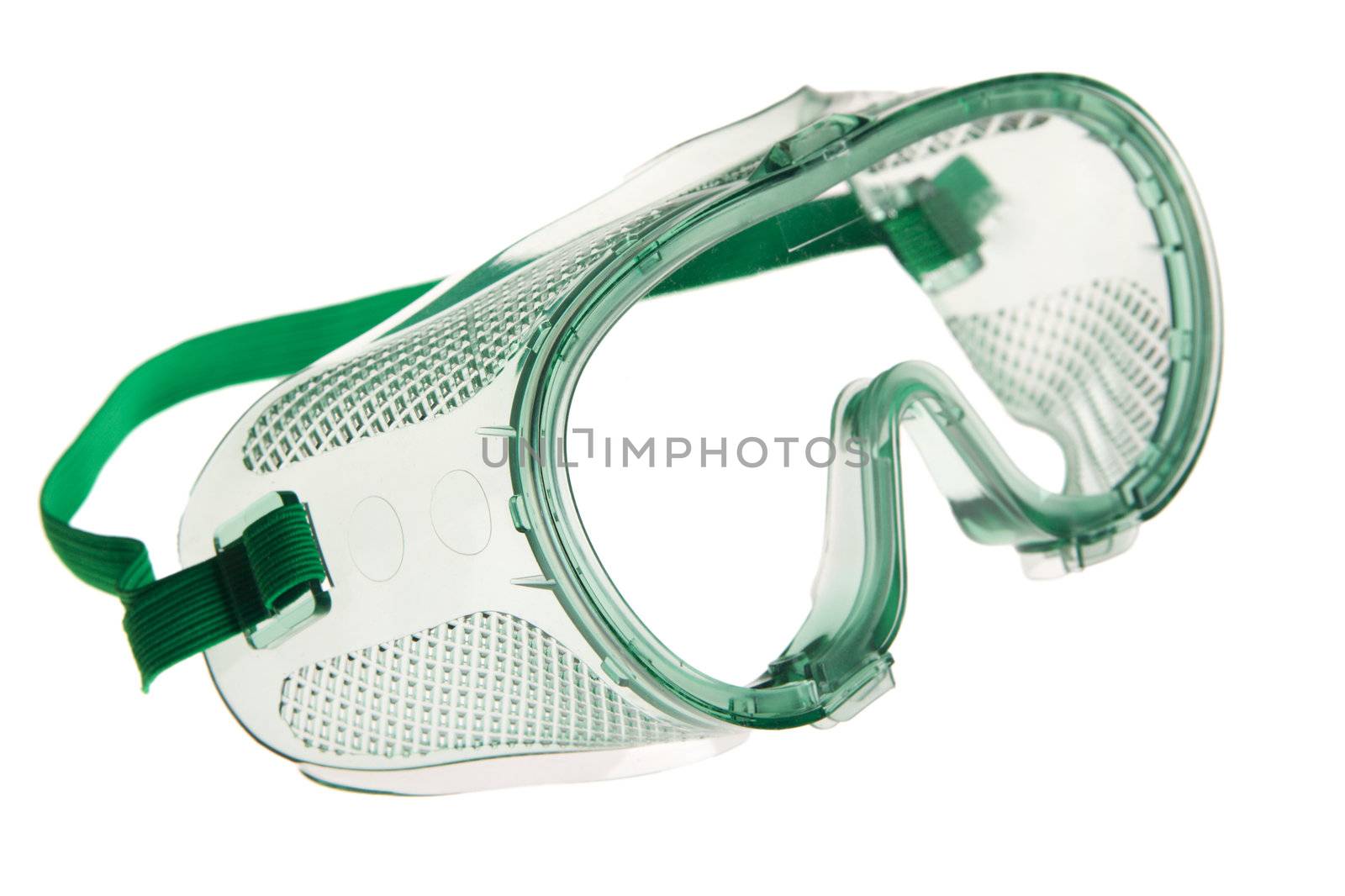 Safety glasses, isolated on white background