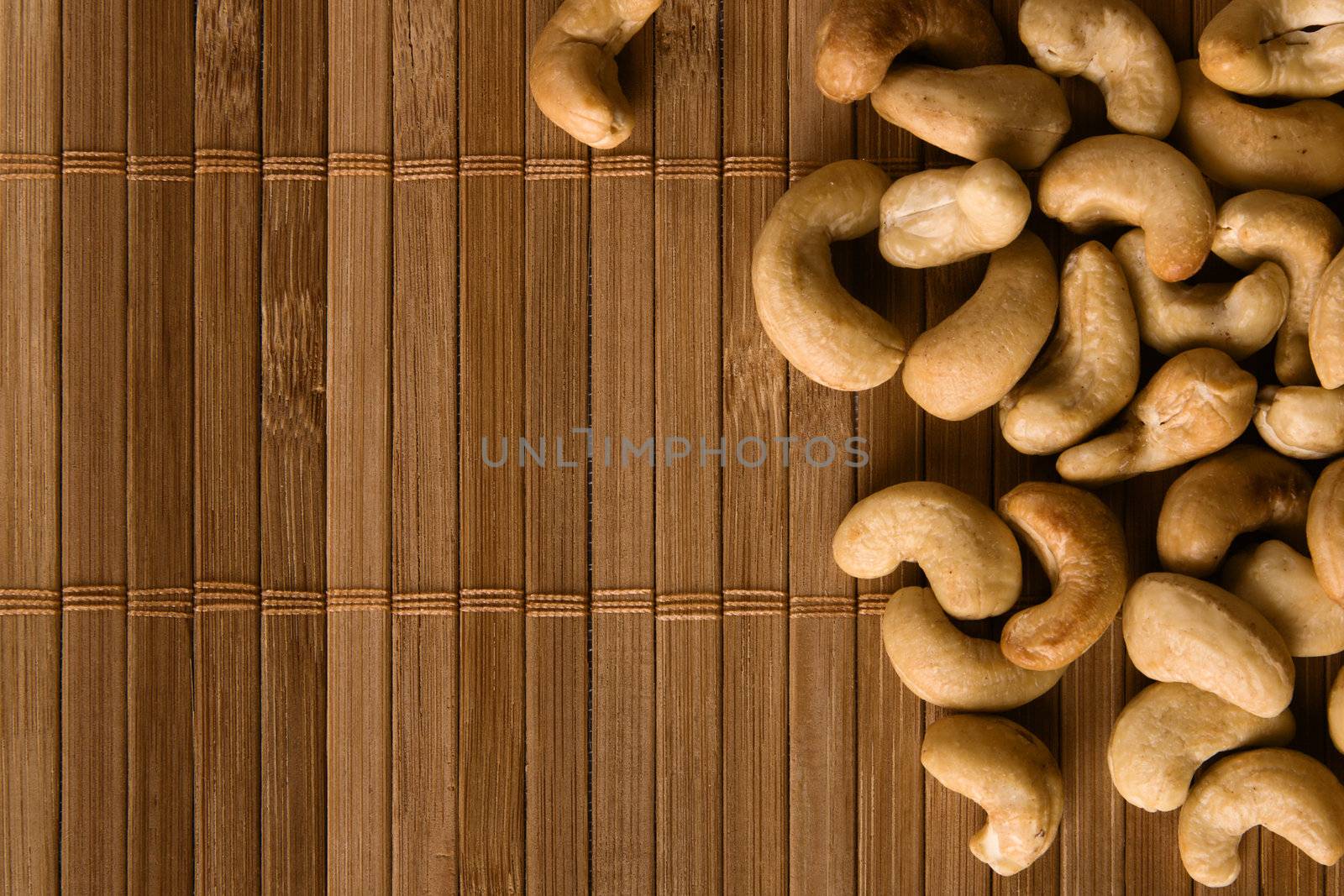 Background made of delicious nuts by Gdolgikh