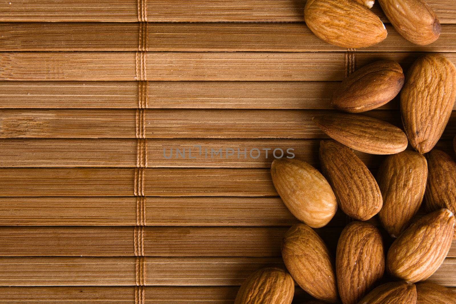 Background made of delicious nuts by Gdolgikh