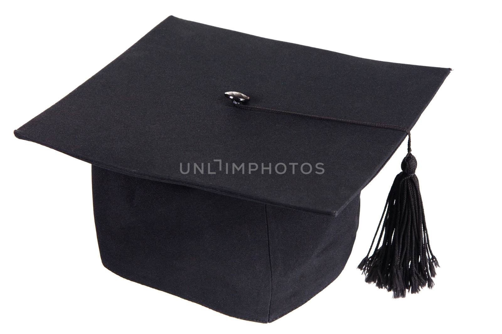 Black graduation cap by Gdolgikh