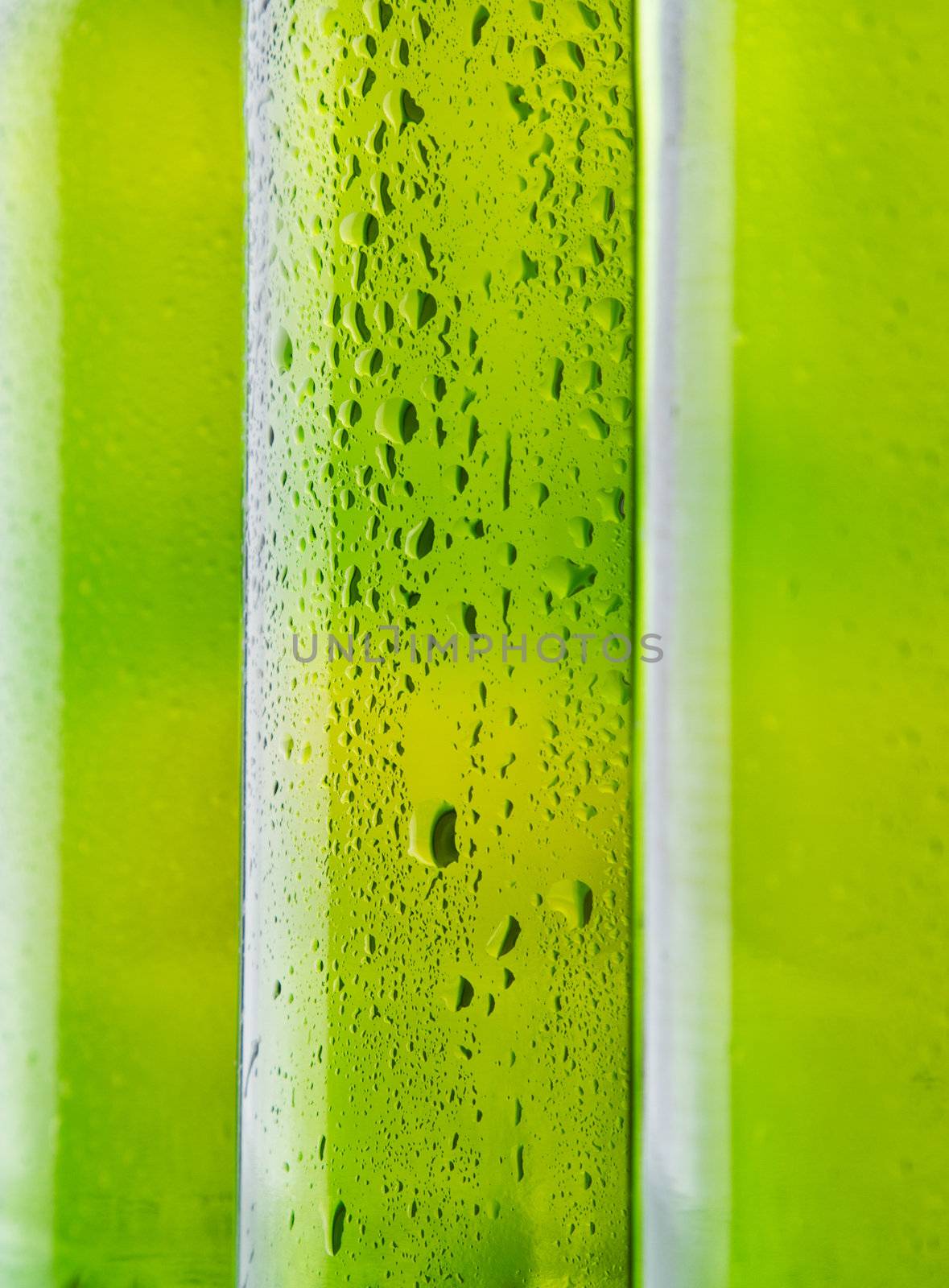 Beer bottle background macro photo