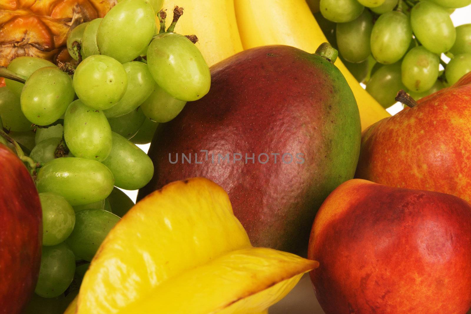 Assortment of exotic fruits by Gdolgikh