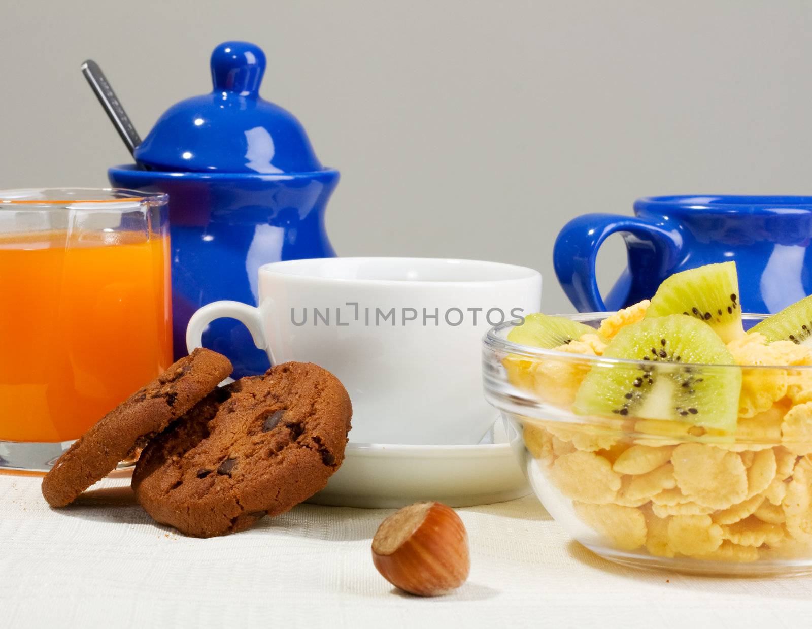 Healthy morning meal by Gdolgikh