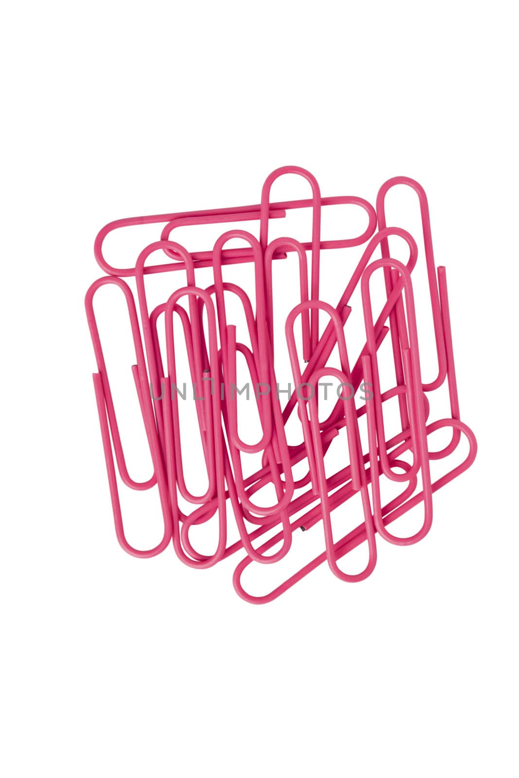 pink paper clips by kozzi