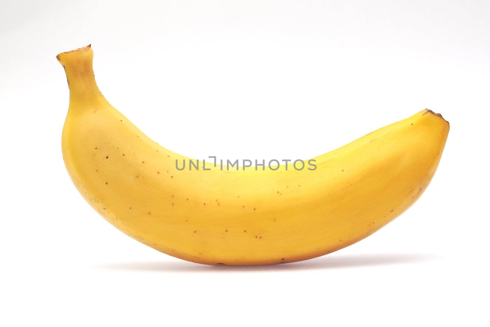 Banana isolated on white by Gdolgikh
