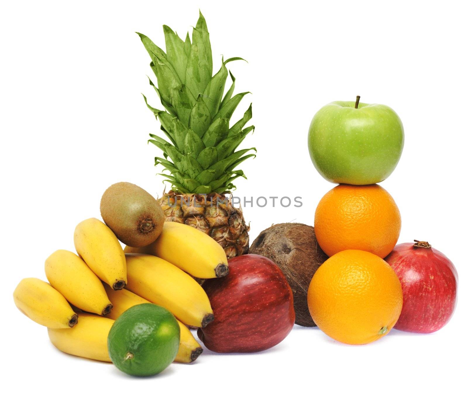 Colorful fresh fruits by Gdolgikh