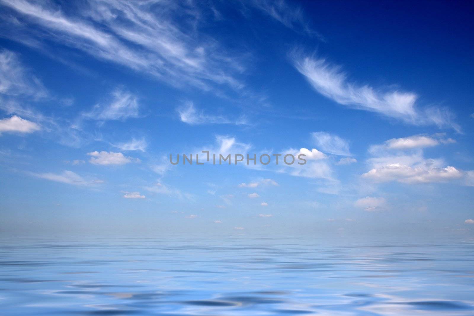 Skies upon water by Gdolgikh