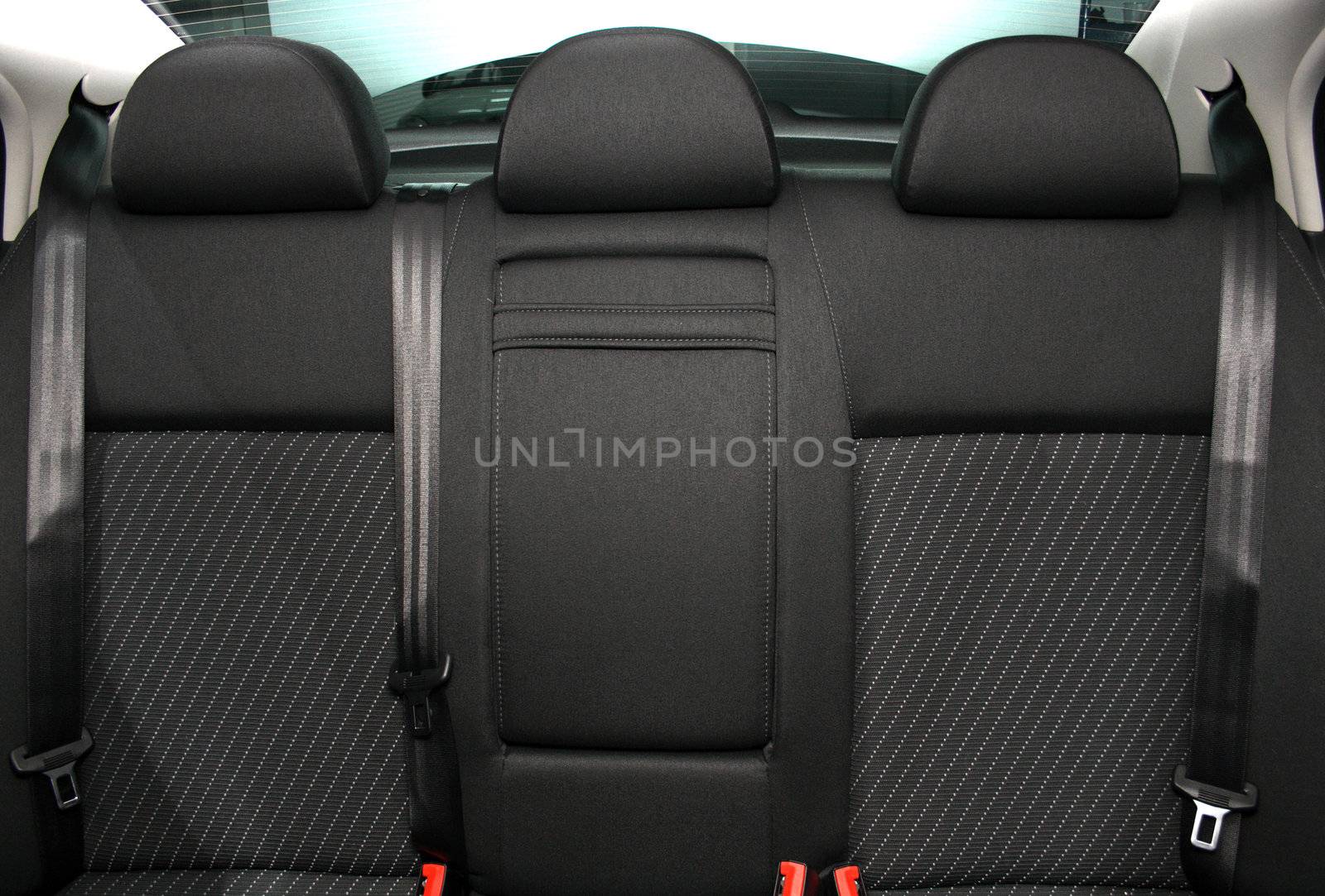 Back passenger seats in a car by Gdolgikh