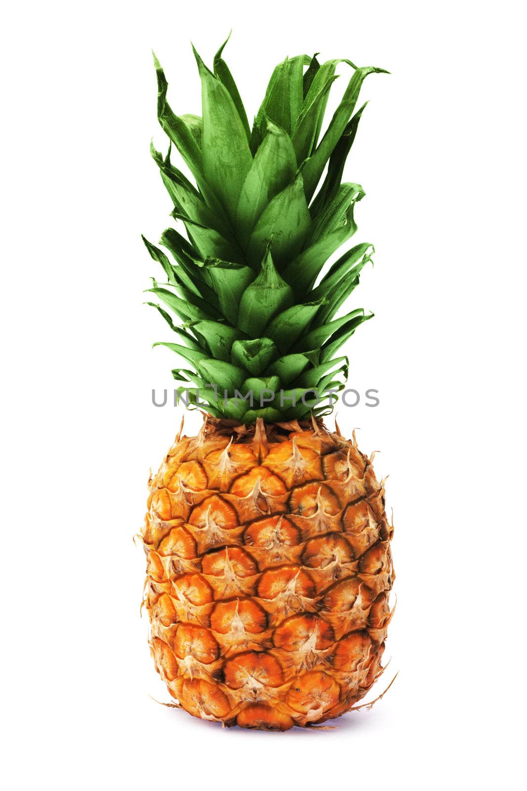 Pineapple isolated on white background