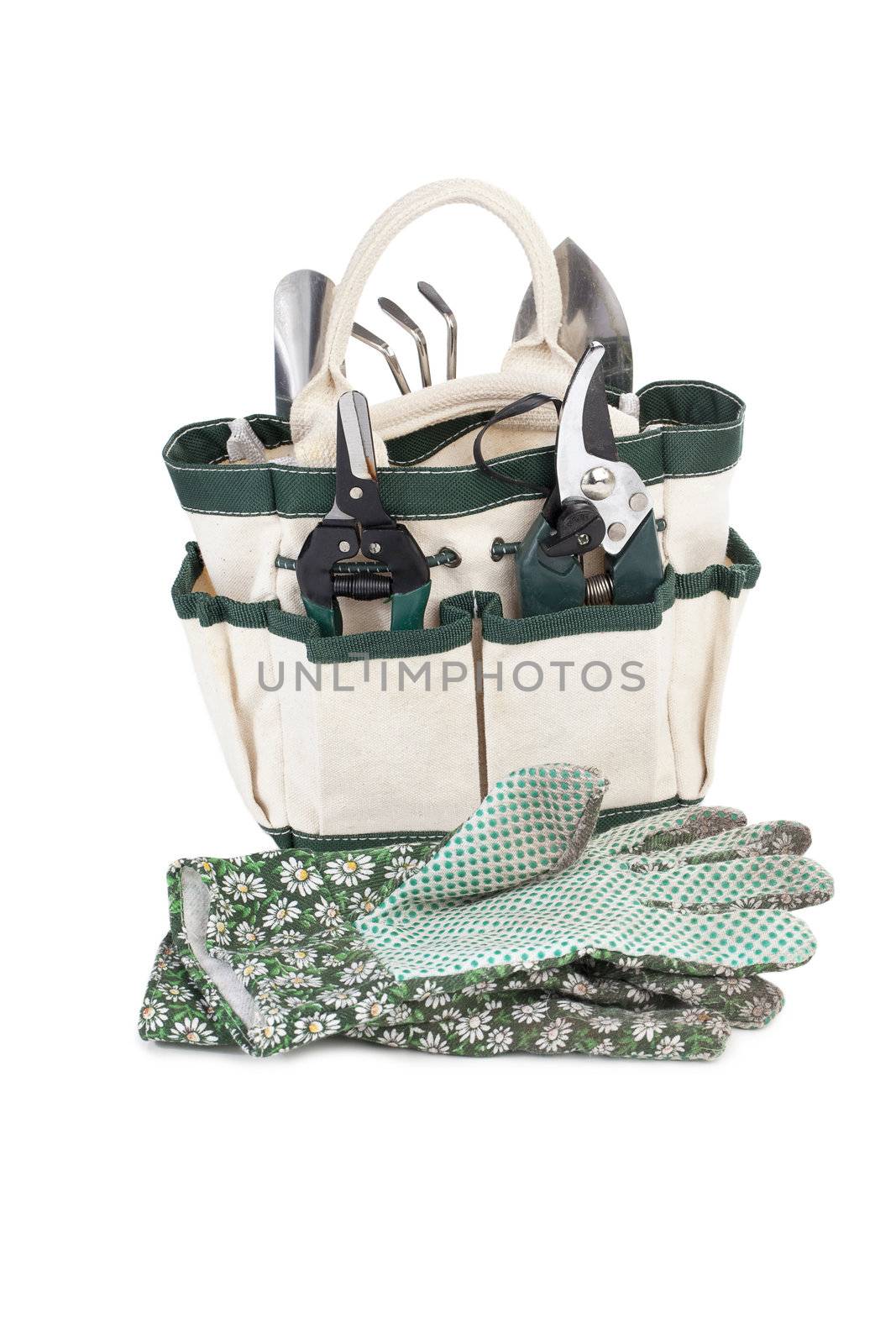 gardening tool bag and gloves by kozzi