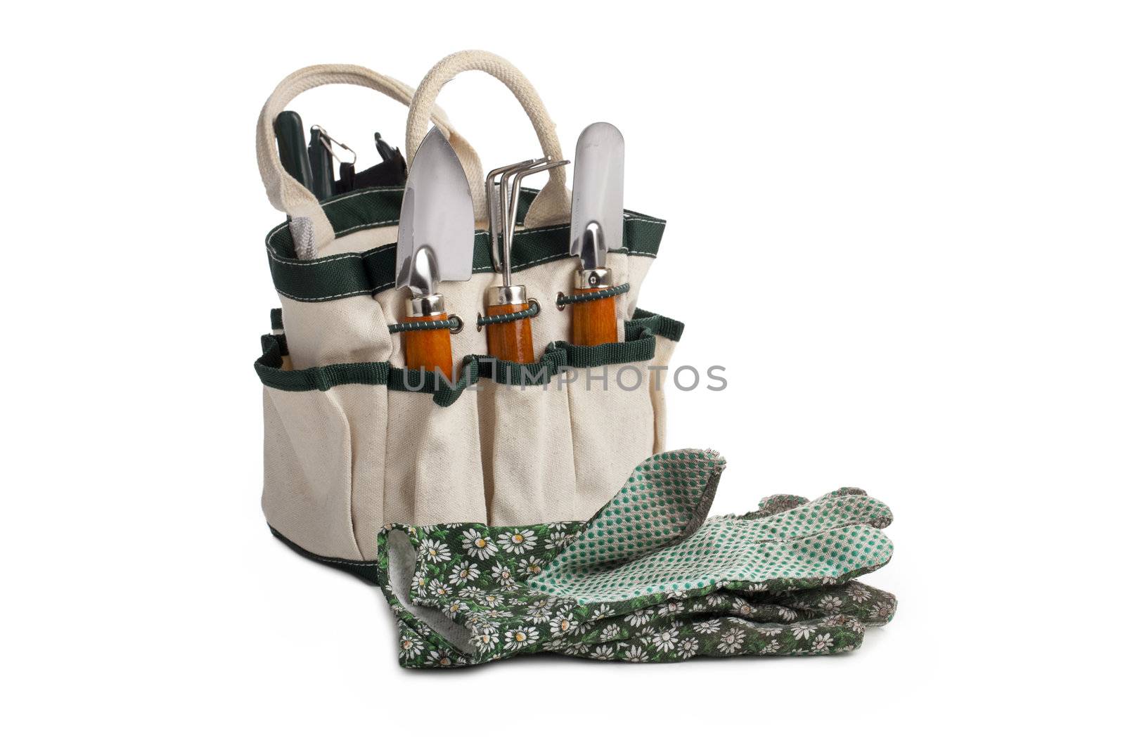 gardening tool bag and gloves by kozzi