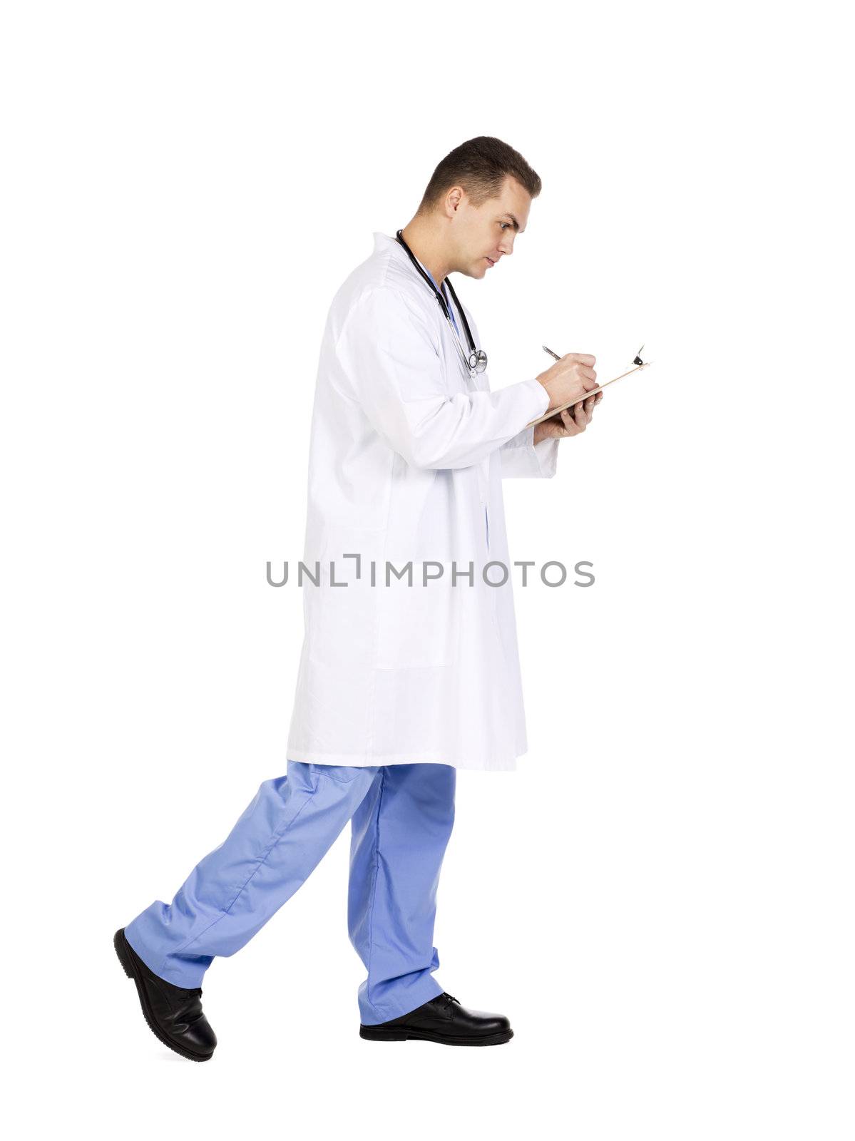 professional healthcare with clipboard by kozzi