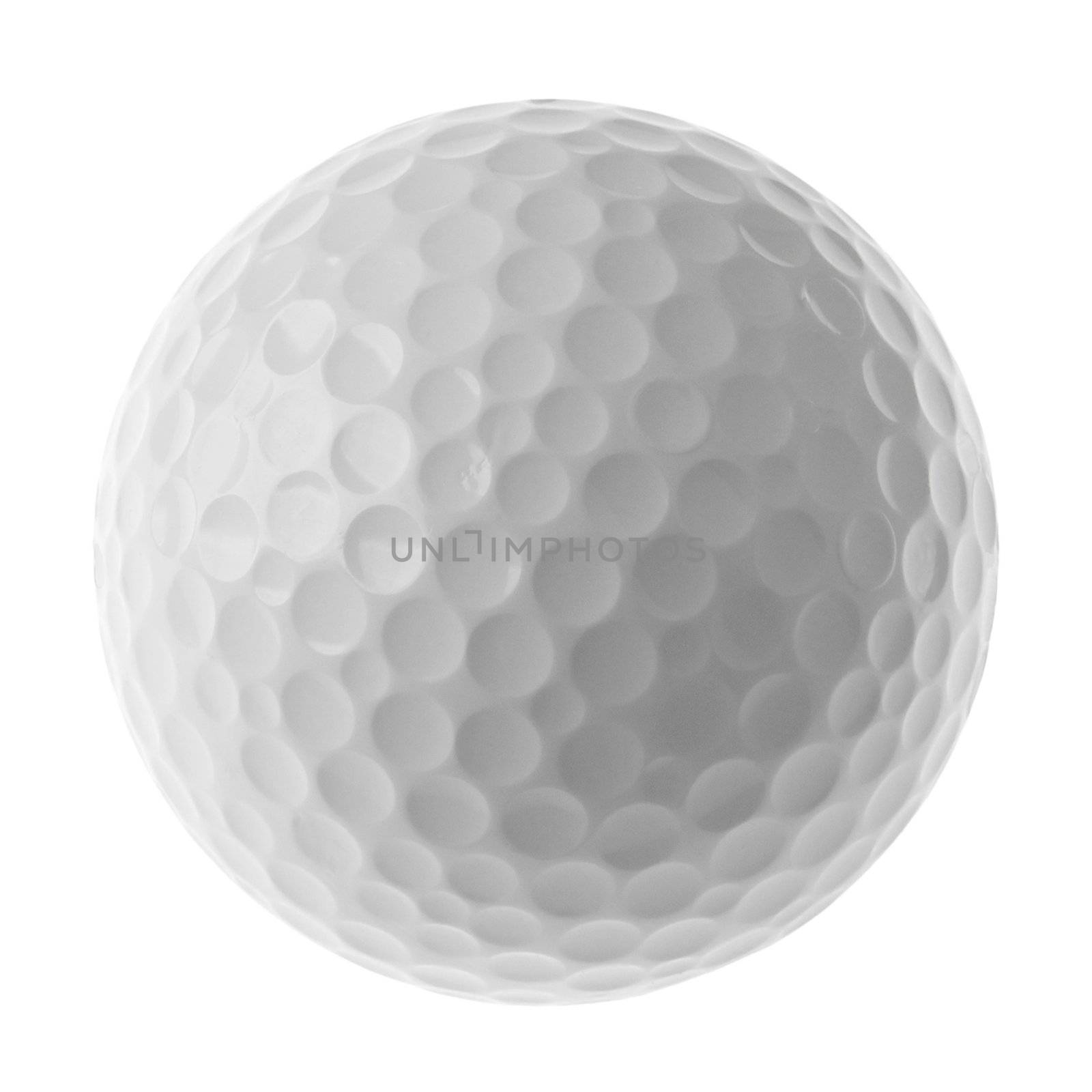 golf ball with clipping path