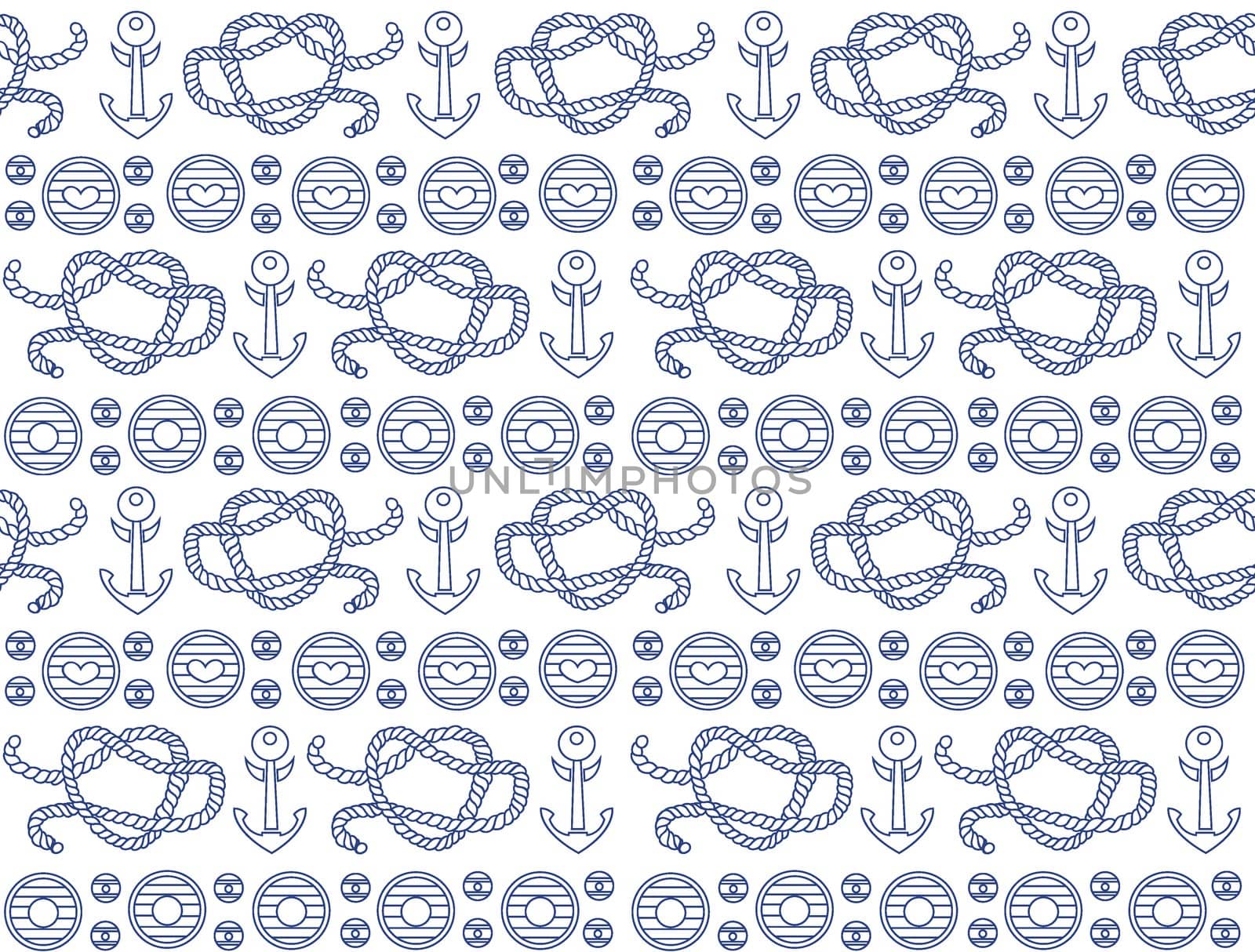 Seamless pattern. sea style.