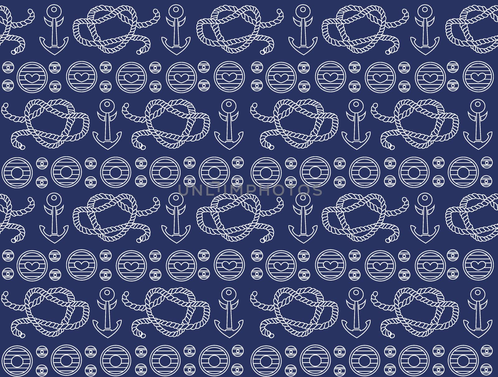 Seamless pattern. sea style.