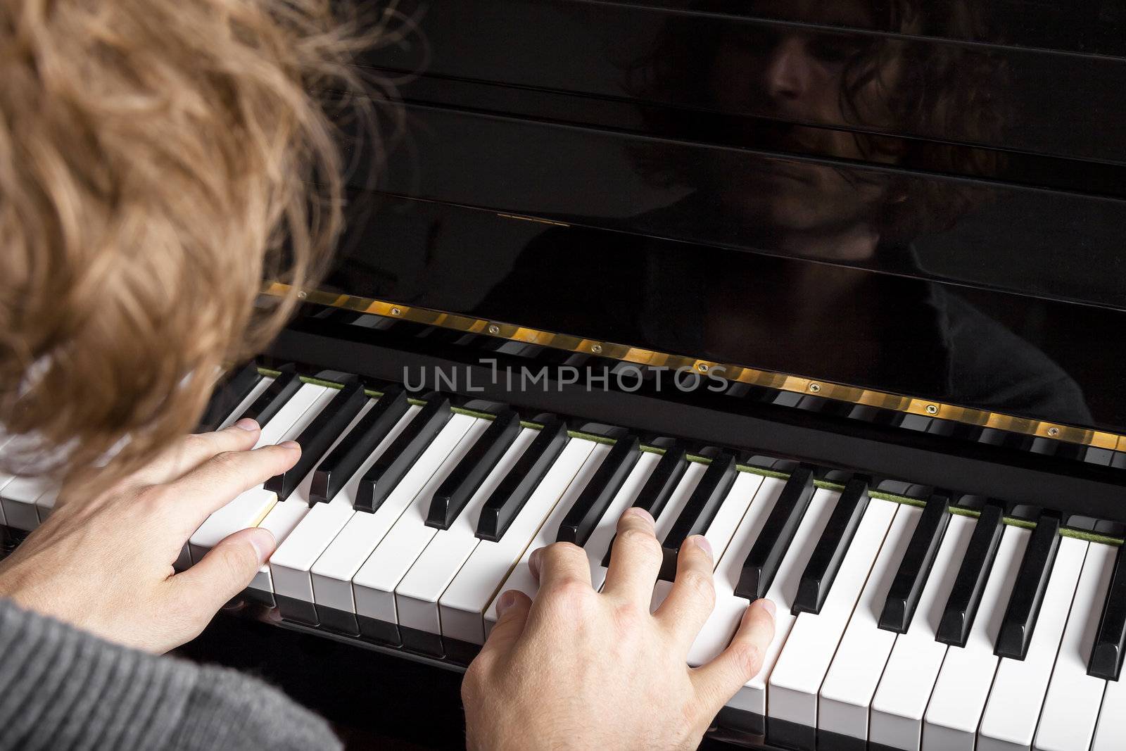 piano playing by magann
