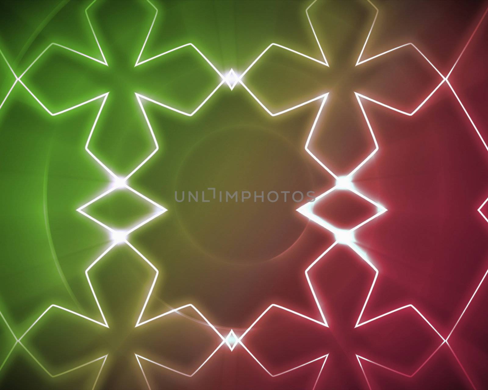 Symmetrical pattern pink and green for background