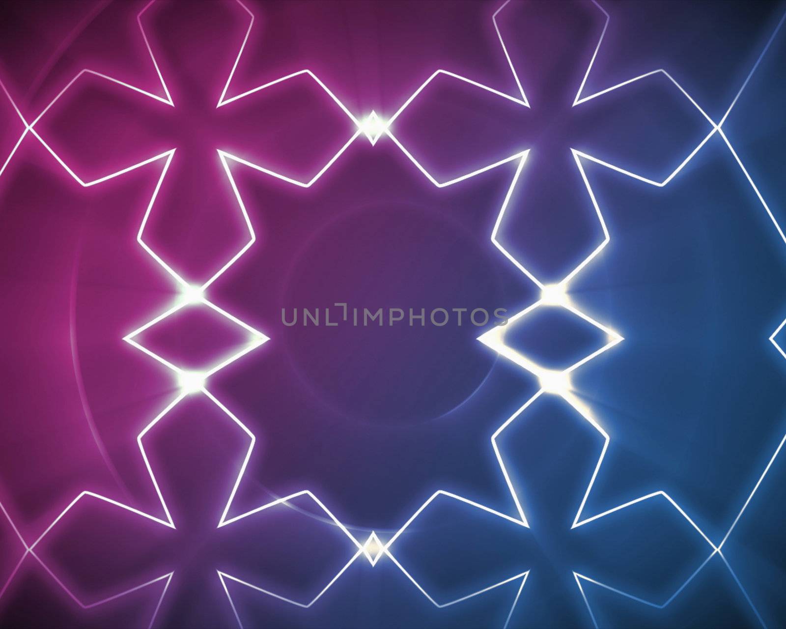 Symmetrical pattern blue and pink for background