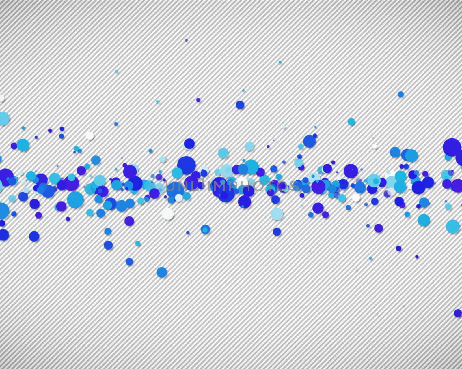 Blue drops in line on strips background