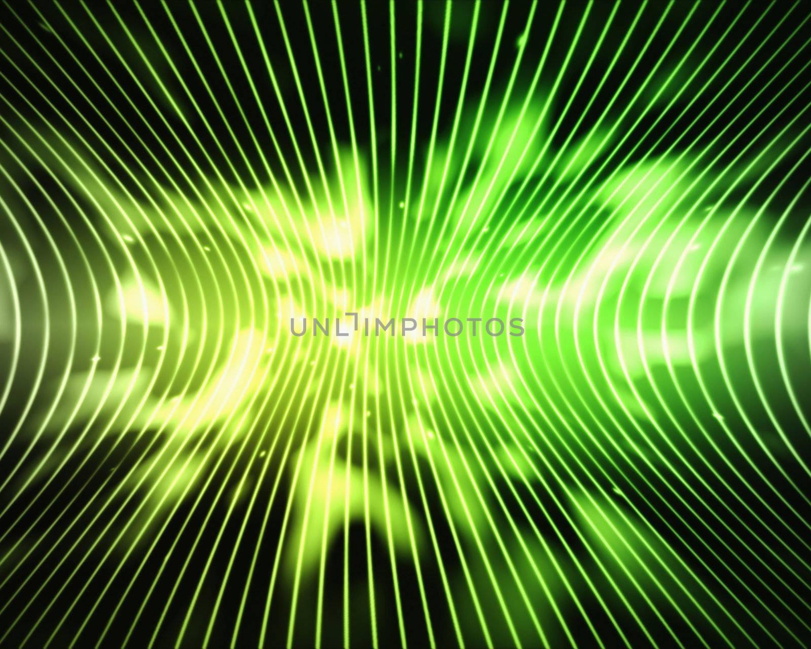 Abstract green lines background