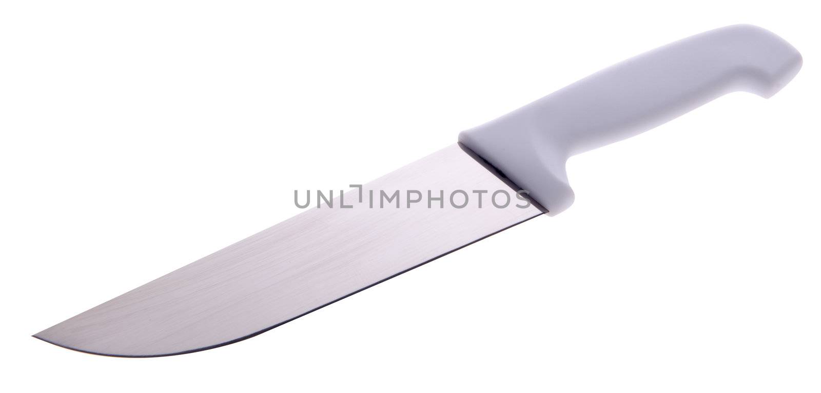 knife close up on white background