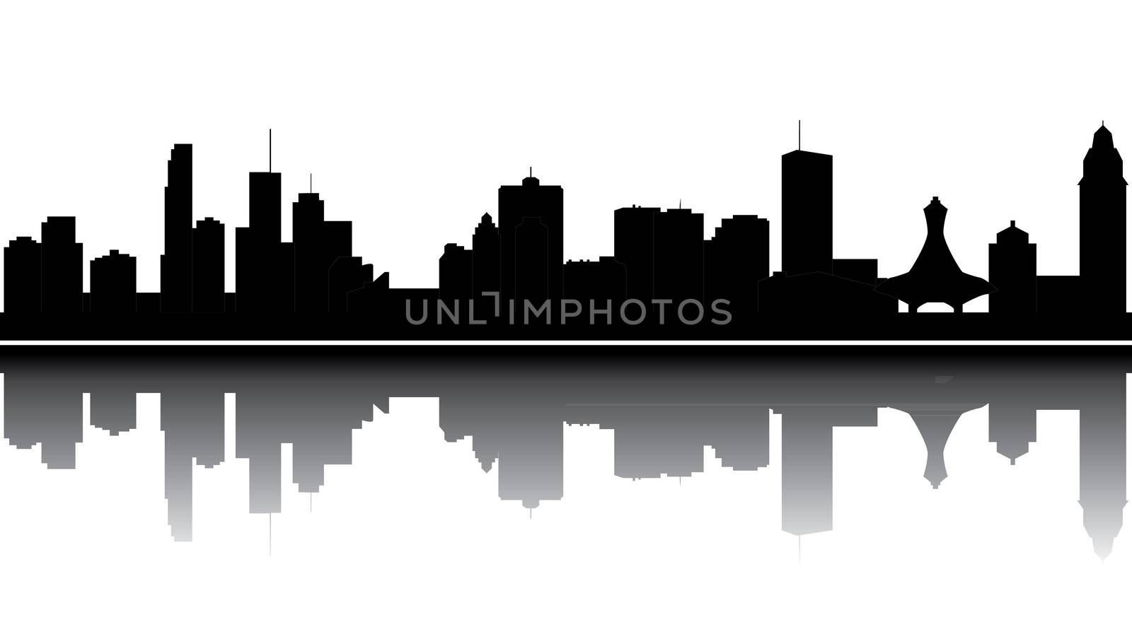 Montreal skyline by compuinfoto