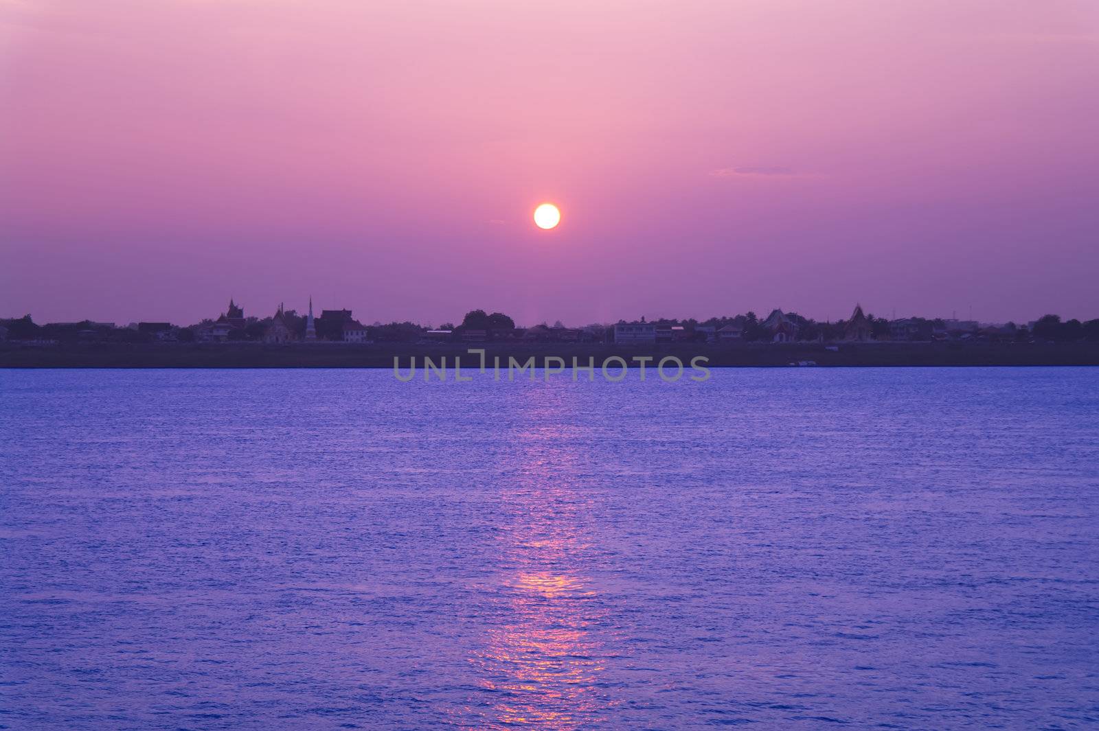 Sunset in the Nakhon Phanom. by GNNick