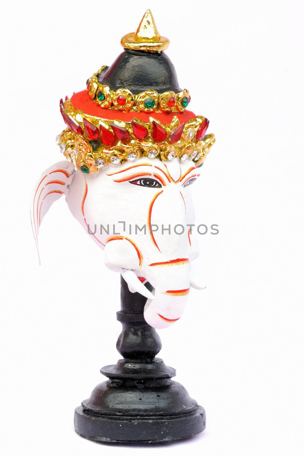 Thai actor's mask elephant - headed god. by ngungfoto