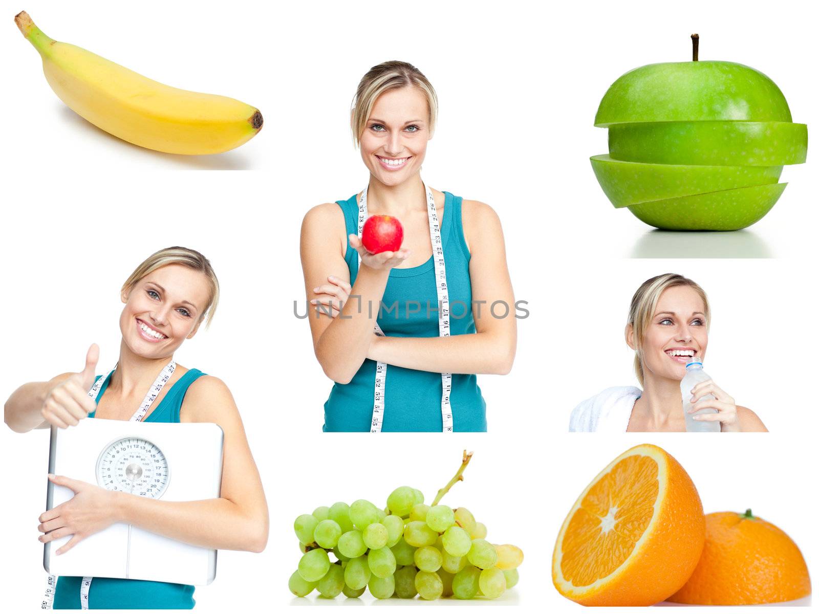 Collage about healthy lifestyle by Wavebreakmedia